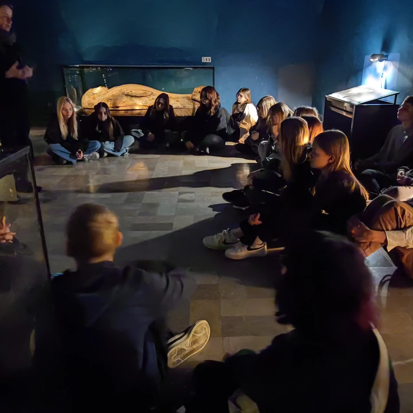 Klasa 1c w Muzeum Archeologicznym.