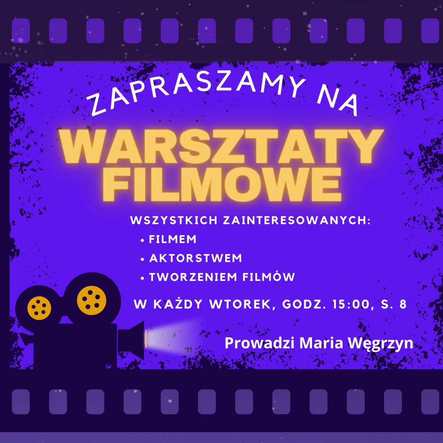 Warsztaty filmowe.