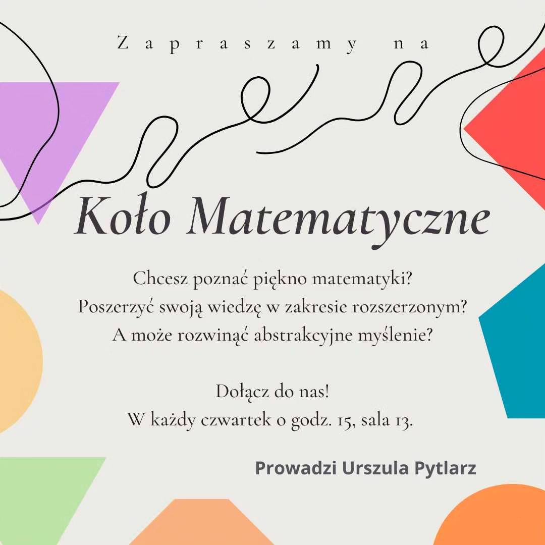 Koło matematyczne.
